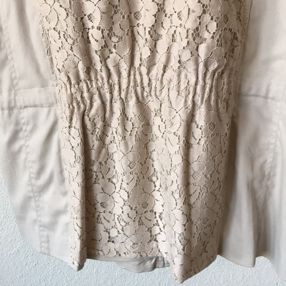 Christopher & Banks Lace-accented Zip-up Vest - Picture 3 of 13